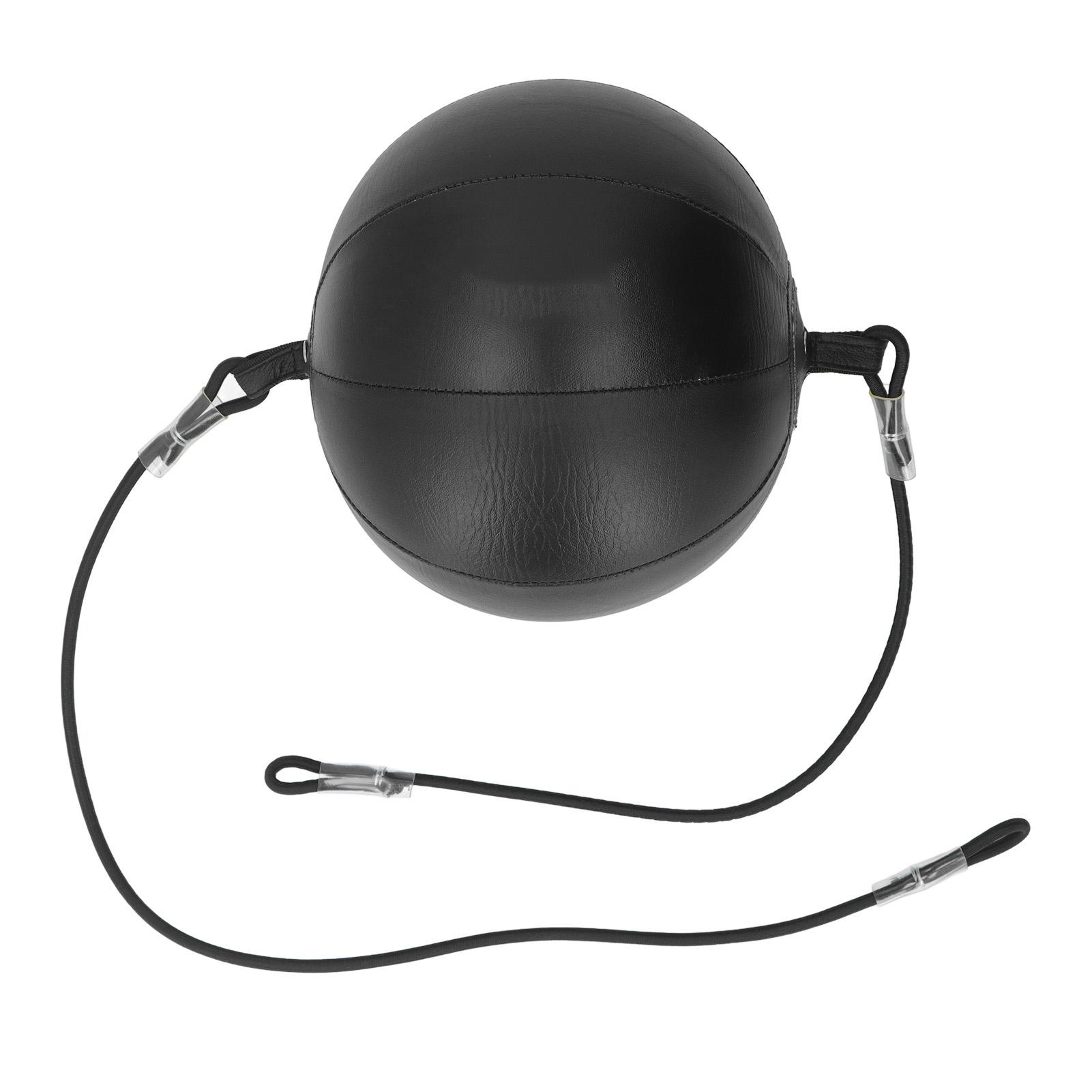 Doppelend-Boxball mit verstellbarer Kordel Pumpe Prallt schnell zurück PU-Leder Speed-Boxsack