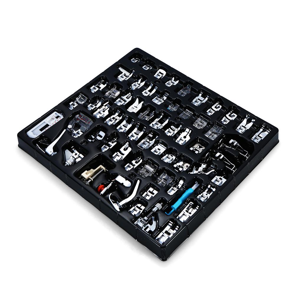 62 stücke Professionelle Heimischen Nähmaschine Nähfuß Set Saum Fuß Ersatzteile Zubehör für