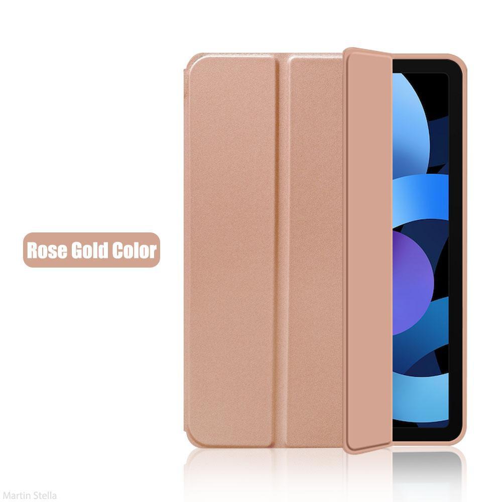 Für das neue iPad 10 2022 10. Generation, weiche Rückseite, schützende Smart Cover-Hülle für iPad Pro 12,9 11 Zoll 2022 2021 2020 2018/iPad 5. 6. 7. 9 Mini1/2/3/4/5 universal rose gold