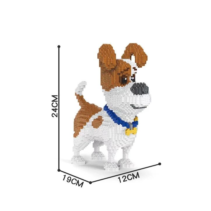 Cartoon-Tiere Bausteine Kreatives Haustier Hund Katze Montage Spielzeug DIY Lernpuzzle Spielzeug Für Kinder Geburtstagsgeschenke Heimdekoration