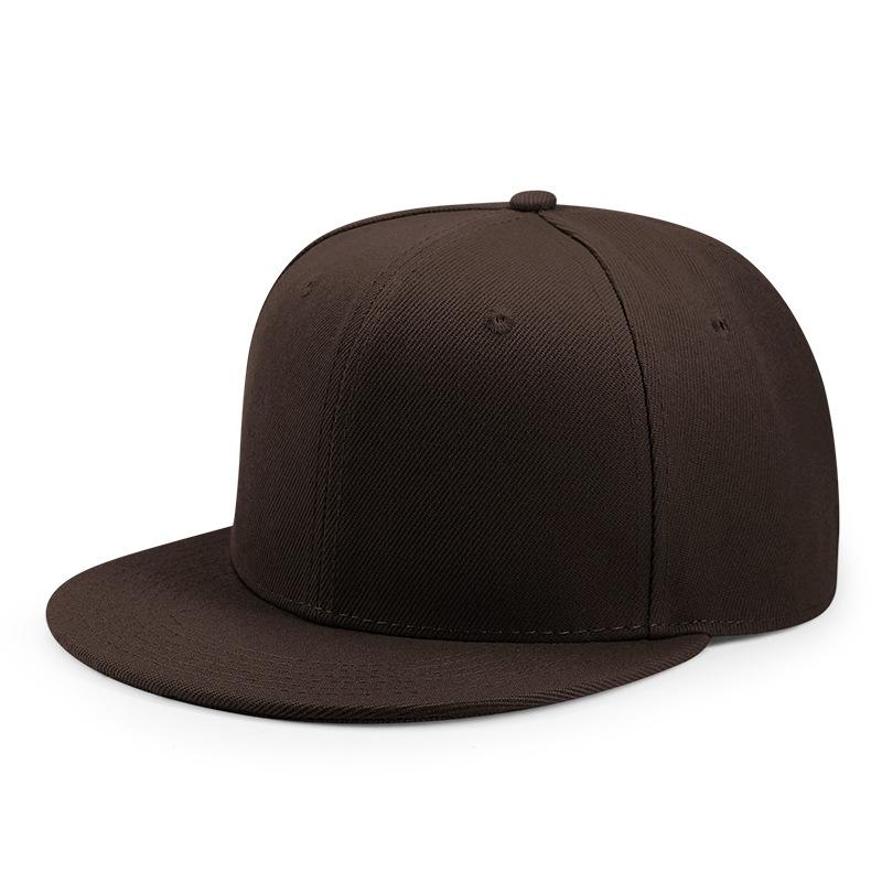 Übergroße Große Fitted Caps Big Bone Man Übergröße Blank Baseballcap Schlichte Geschlossene Sportmütze Herren Damen Flacher Schirm Einfarbige Mützen 60cm schokoladenbraun