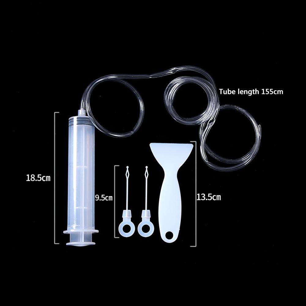 5-teiliges Kühlschrank-Abflussbagger-Reinigungsset, lange flexible Kühlschrank-Scheuerbürste, Kühlschrank 5pcs