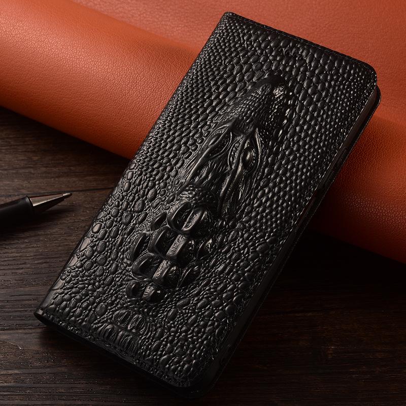 Flip-Cover aus echtem Leder für die Xiaomi Redmi Note Serie (Note 13 Pro+, Note 12T, Note 11SE, Note 10, Note 9) Redmi Note 12 Pro 5G