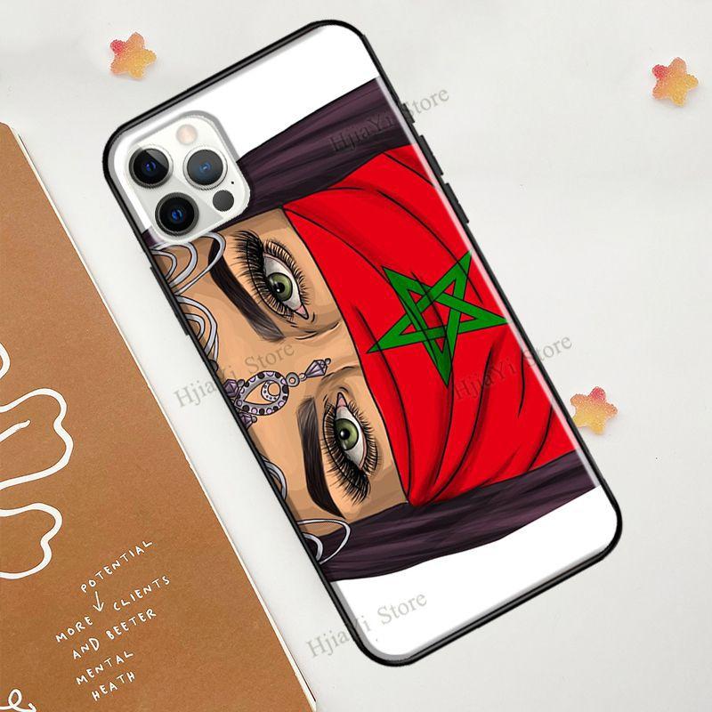 Maroc Marokko Flagge Fall Für iPhone 13 Pro Max 12 mini 11 Pro Max 6S 7 8 Plus SE 2020 X XR XS Max Telefon Abdeckung iPhone 13Pro MAX