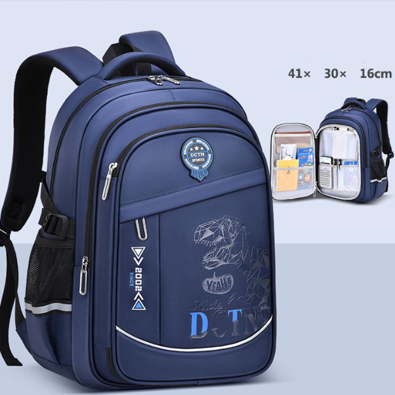 2024 Männer Rucksäcke Nylon Kinder Schultaschen Teenages Schultasche Primäre wasserdichte Rucksack Buch Reiserucksack