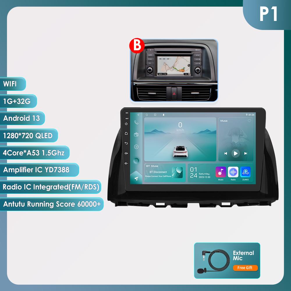 Hizpo Für Mazda CX5 CX-5 CX 5 2012 - 2015 Autoradio Multimedia Video Player Navigation Android 10 Kein 2DIN 2 DIN Carplay 4G-LTE RDS Intelligenter DVR DAB P1 B 4Bore 1G 32G