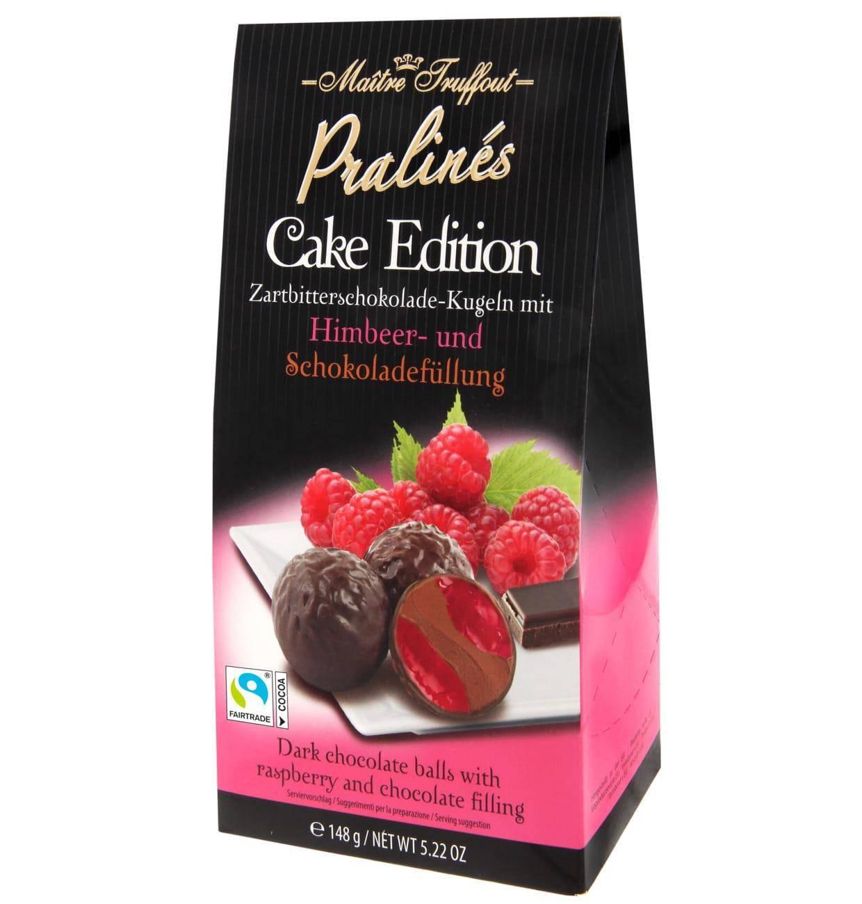 MaitreTruffout Pralinen Kuchen Edition Schoko-Himbeer Pralinen 148 g