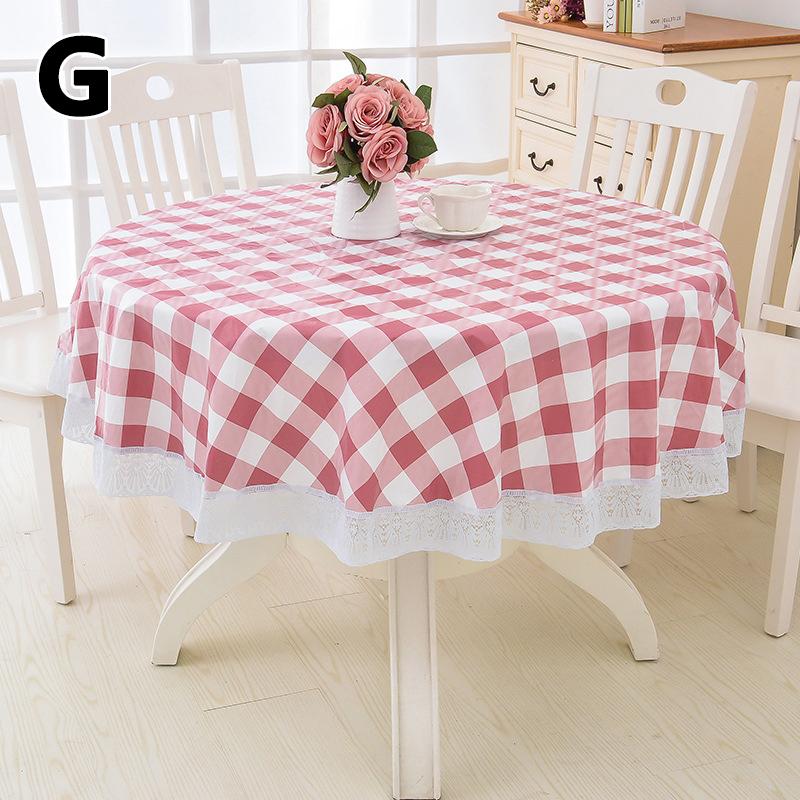 Home Dining Picknickdecke Tischdecke Kaminsims Mesa Tischdecke PVC Tischdecke Waschbar Spitze Rund 152cm