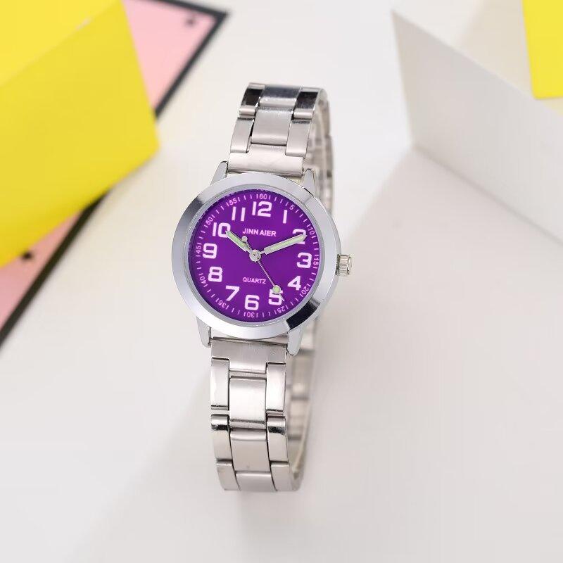Neue Kinder Jungen Mädchen Uhren Edelstahl Studenten Quarz Erwachsene Uhr Geburtstag Geschenk Uhren Montres Kol Kaati