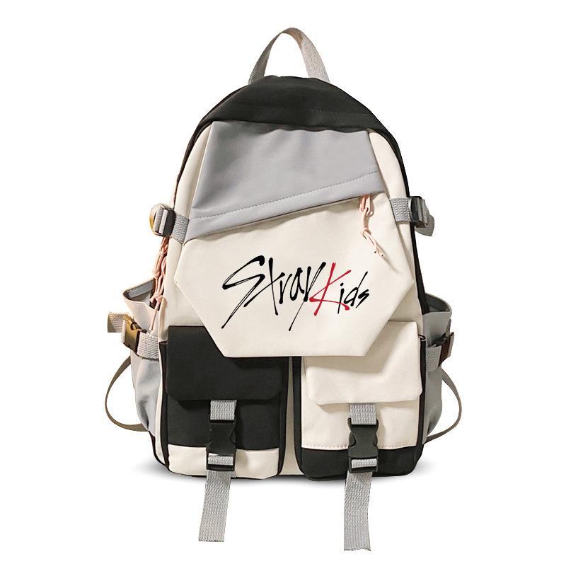 StrayKids Rucksack Peripherie Japanischer Schlichter Rucksack Rucksack Schultasche