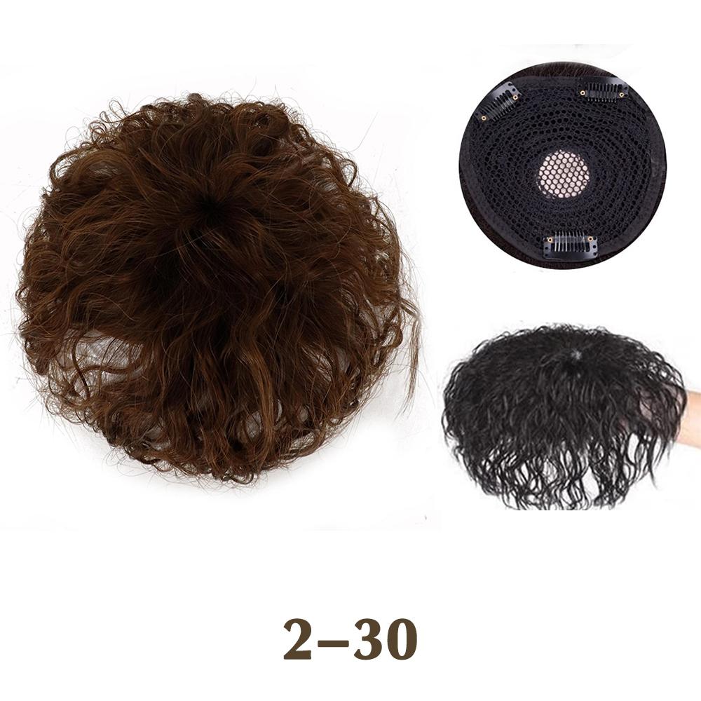 Synthetischer Air Hair Pony Pony Clip In Pony Haarverlängerung Natürliches Haarteil für Frauen Haarteile Pony Topper gegen Haarausfall 15CM