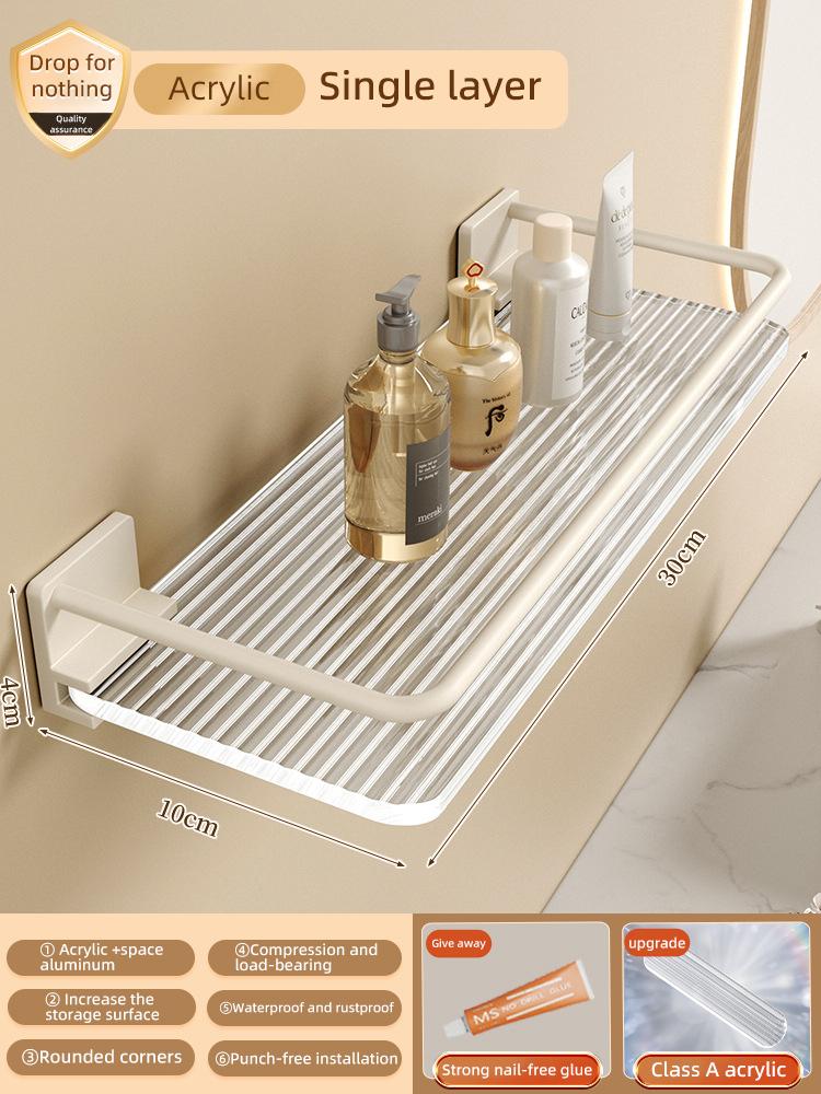 Organizer-Regal Badezimmer Föhn- und Glätteisenhalter Wandmontierte Regale Zubehör Föhnregale Wb8022 Föhn