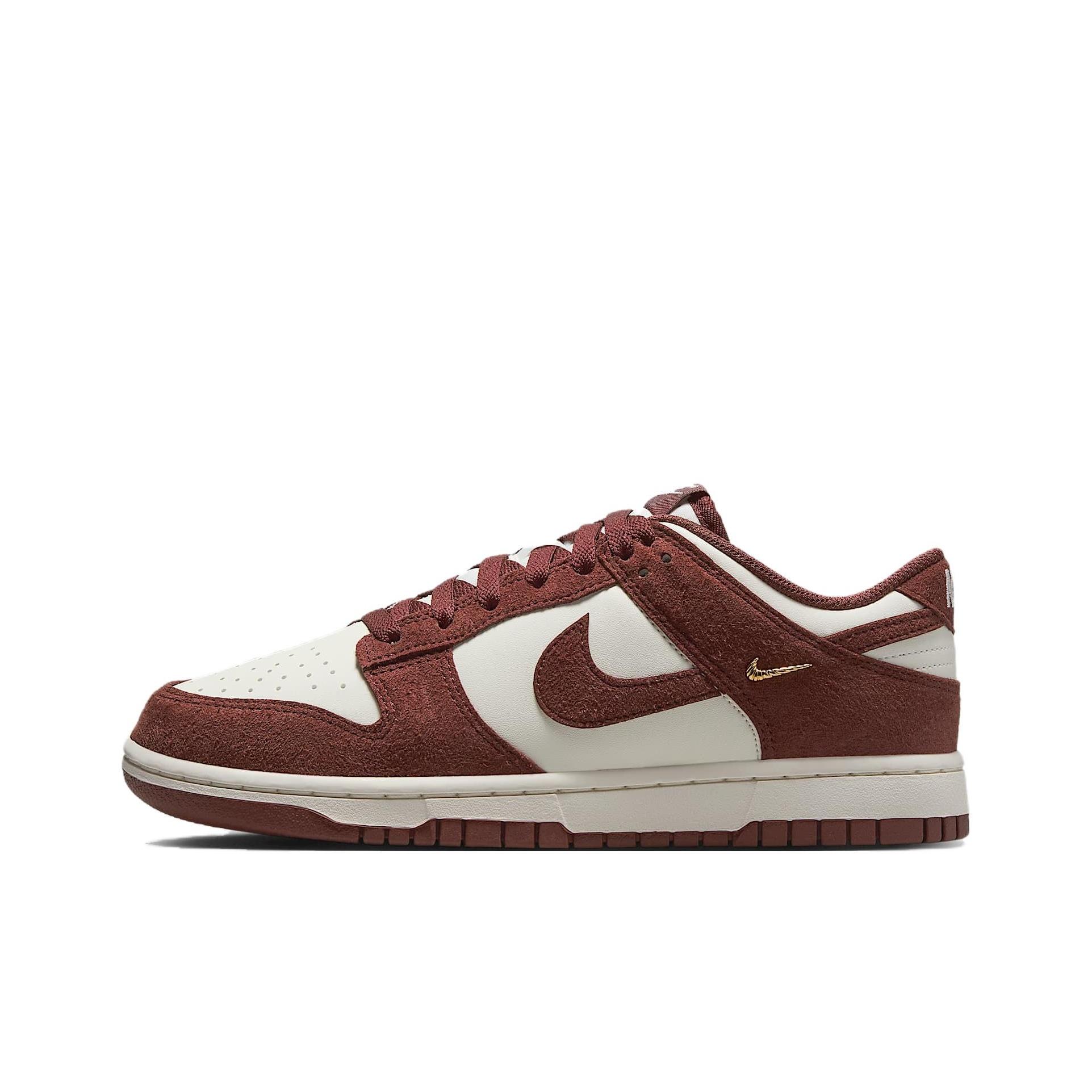 Nike Dunk Low Sail Red Sepia Damen Sneaker Metallic-Gold IB4417-104 38.5