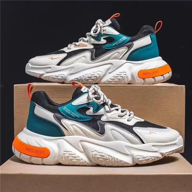 Luxuriöse Herren-Sneaker Marken-Herren-Freizeit-Sneaker 2024 Neue Qualitätsschuhe für Herren Outdoor-Mode Plateau-Schuhe Tenis Masculino 39