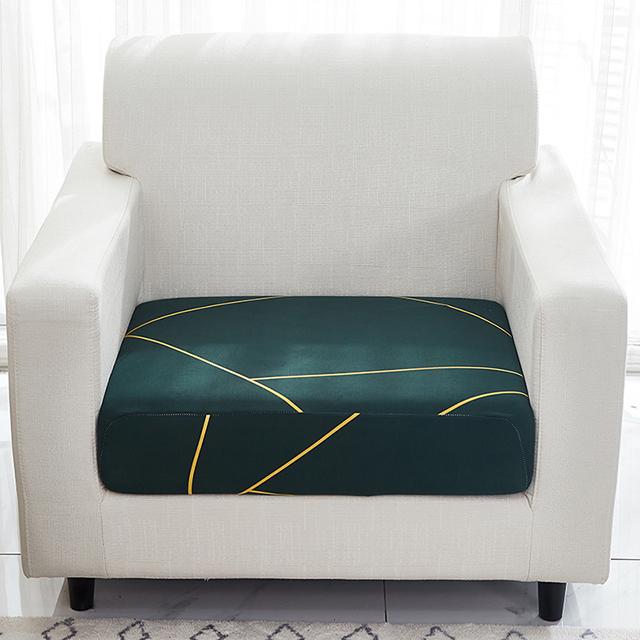Elastischer bedruckter Sofa-Kissenbezug, Möbelschutz, Sofa-Sitzkissen, Schonbezug, Sofa-Couch-Abdeckung, Sofabezüge für Wohnzimmer Normal Size (S)-1pc
