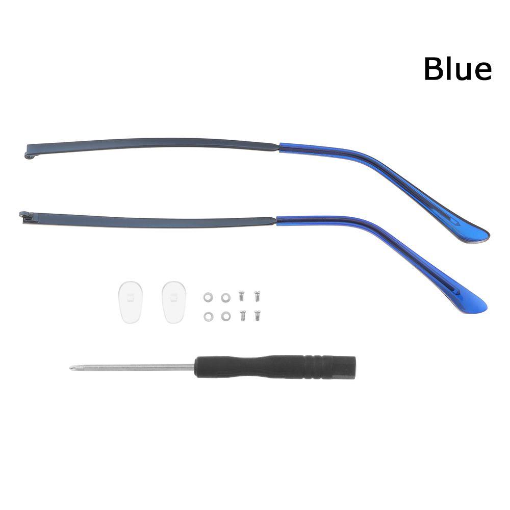 Universal Brillen Anti-Rutsch Brillen Arm Ersatz Bein Brillen Zubehör Brillengestell blau