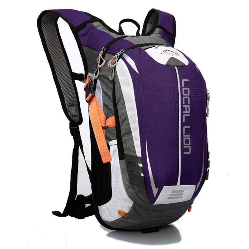 LOCALLION 18L Mountainbike Schwarz Weiß Patchwork-Tasche Reflektierender Fahrradrucksack für Mädchen im Teenageralter