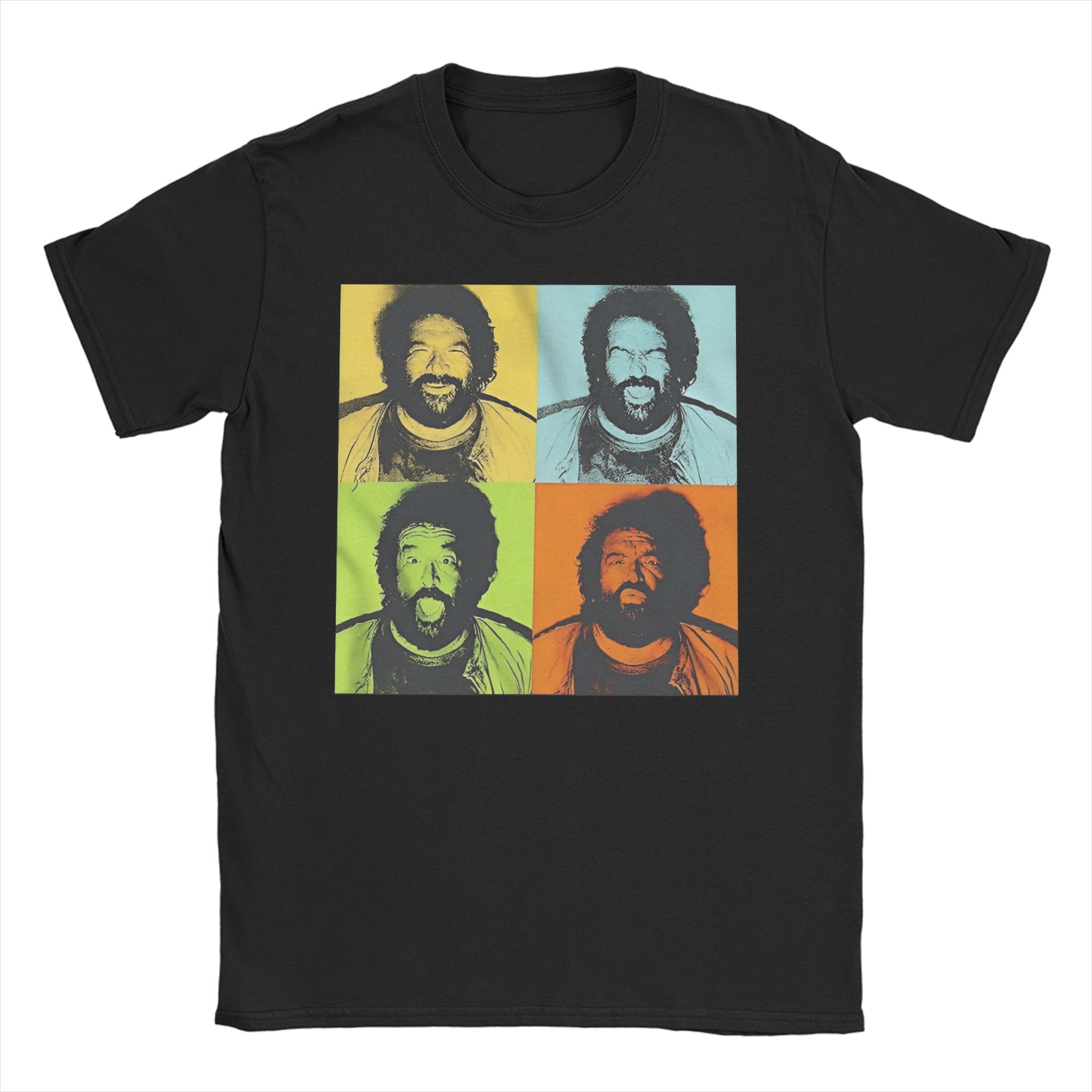 Bud Spencer Banana Joe 1982 T-Shirts Herren Damen Reine Baumwolle Coole T-Shirts Rundhals T-Shirts Kurzarm Kleidung Geschenkidee M