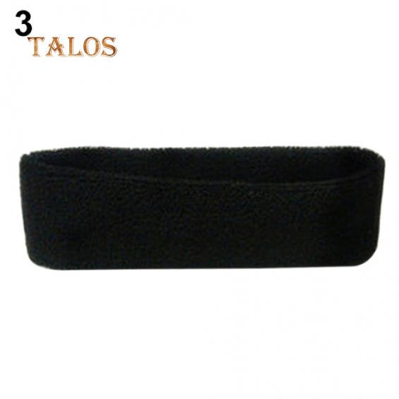 Mode Frauen Männer Sport Schweiß Schweißband Stirnband Yoga Gym Stretch Kopf Haarband Haare Schmuckstück schwarz