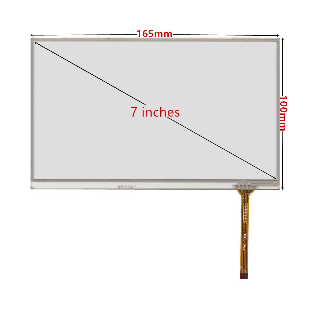 6,2/7/8/9 Zoll Widerstand Digitizer Touch Screen Panel Glas Für Auto DVD GPS Navigation Multimedia Ersatz Teile 7 inch-right blau