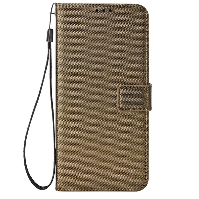Für Cubot Note 50 Telefon Fall Diamant Muster Luxus Flip Leder Brieftasche Abdeckung Für Cubot Note 21 P60 Magnetische Telefon Tasche For Cubot Note 50 braun