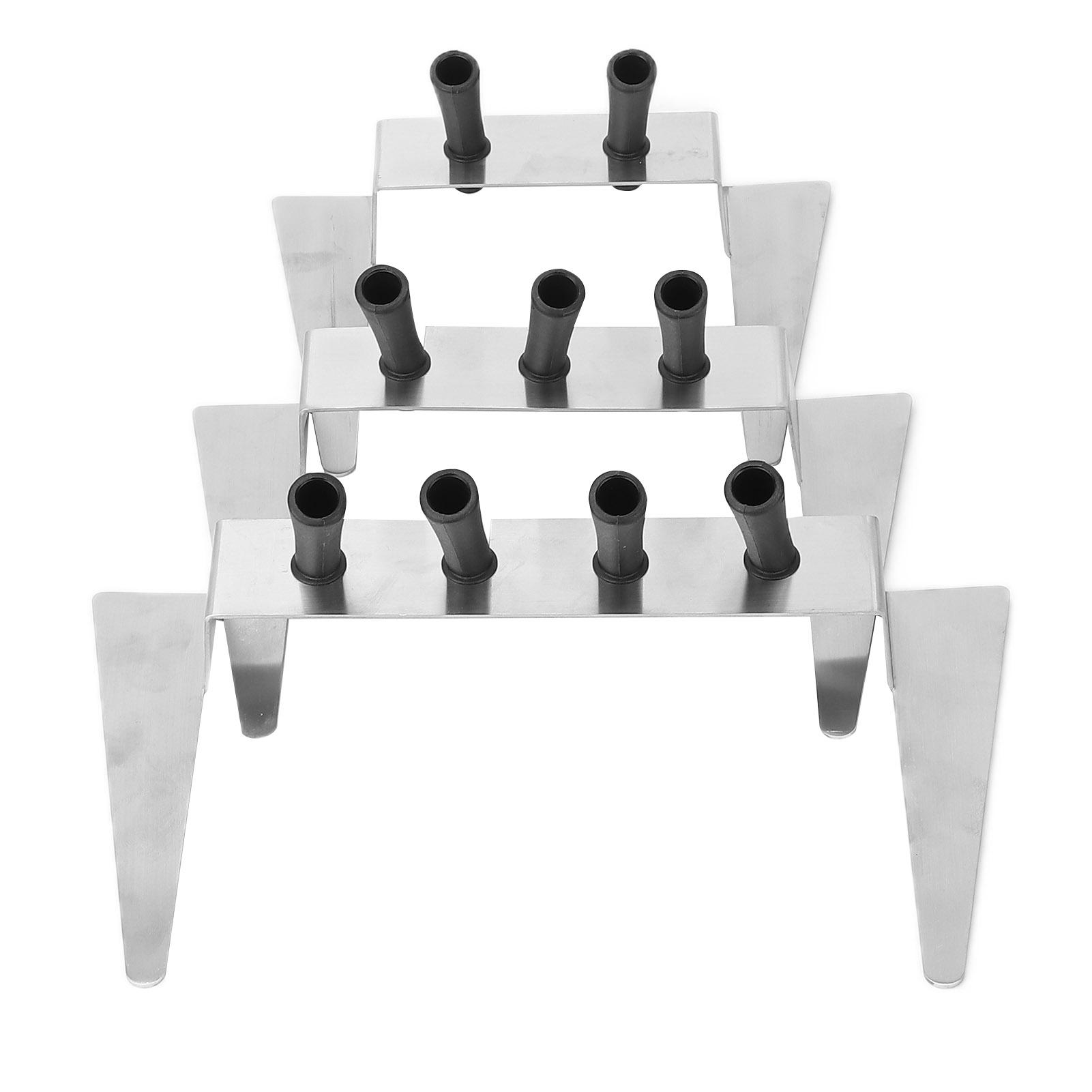 Tattoo-Maschinen-Ausstellungsständer, Edelstahl-Tattoo-Maschinen-Rack-Ständer für Tattoo-Werkzeug