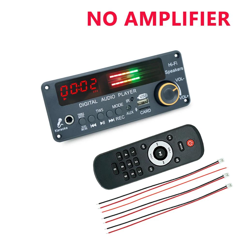 200W Verstärker Bluetooth 5.3 MP3 Dekoder Platine Auto TWS Kabelloser MP3-Player DC 12V DIY HeimAudio Modul Mikrofon USB TF UKW Radio für Lautsprecher