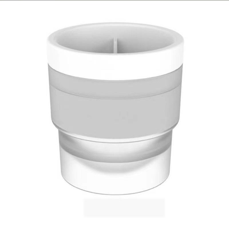 Silikon-Eisballform, runder Eiskübel, für den Sommer, selbstgemacht, DIY, Kühlschrank, Gefrierschrank, Eismaschine, kreative Eiswürfelform, Bar-Werkzeug weiß