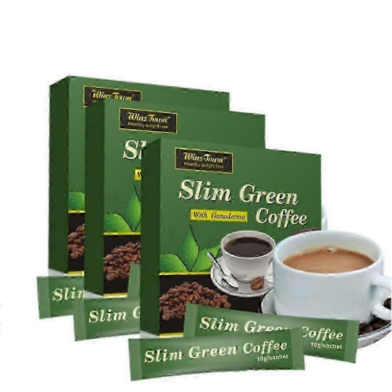 18-54 Stück Grüner Kaffee Grüner Slim Kaffee mit Ganoderma Gewichtskontrolle Gewichtsverlust 54pcs