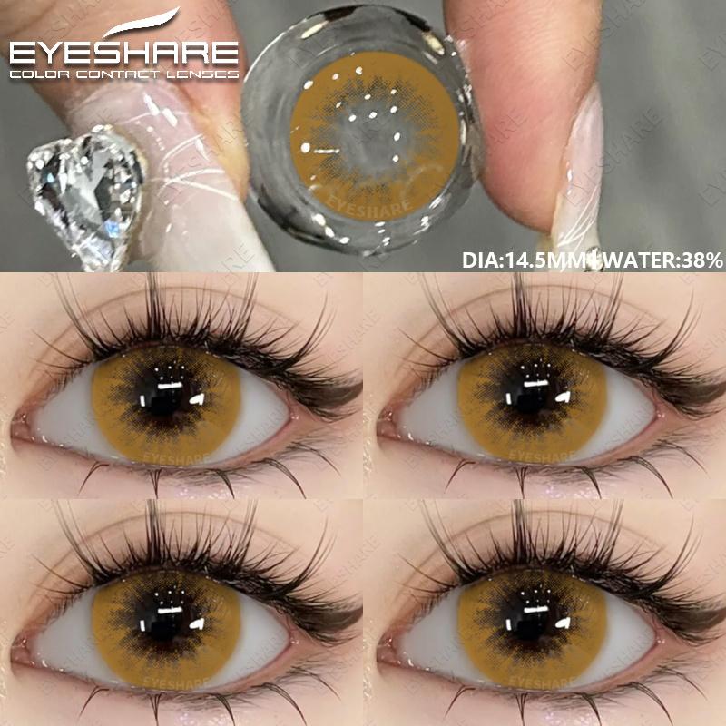 1 Paar Kontaktlinsen für die Augen, farbige Kontaktlinsen für die Augen, große schwarze Kontaktlinsen, jährliche modische Beauty-Make-up-Augenlinsen