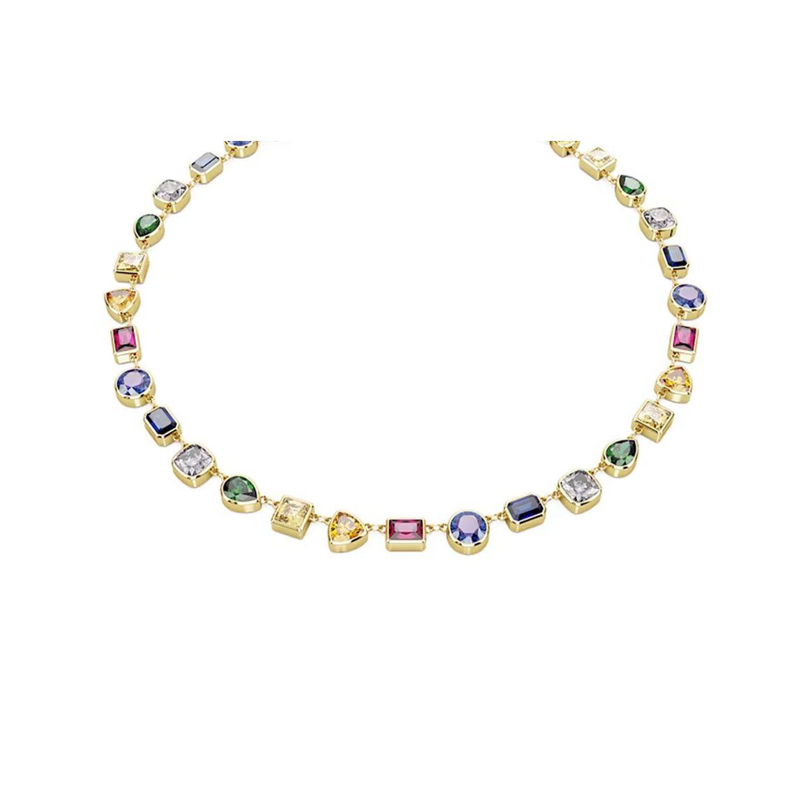 Swarovski Imber Mehrfarbiges Design Zirkonia Imitation Kristall Vergoldete Halskette Damen Halskette 5662915 One Size,Multicolor beige
