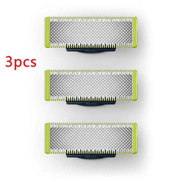 Norelco One Blade Edelstahl-Ersatzklinge für Philips OneBlade QP210 QP220 QP230 QP2520 QP2530 QP2527 QP2533 Elektrorasierer gray