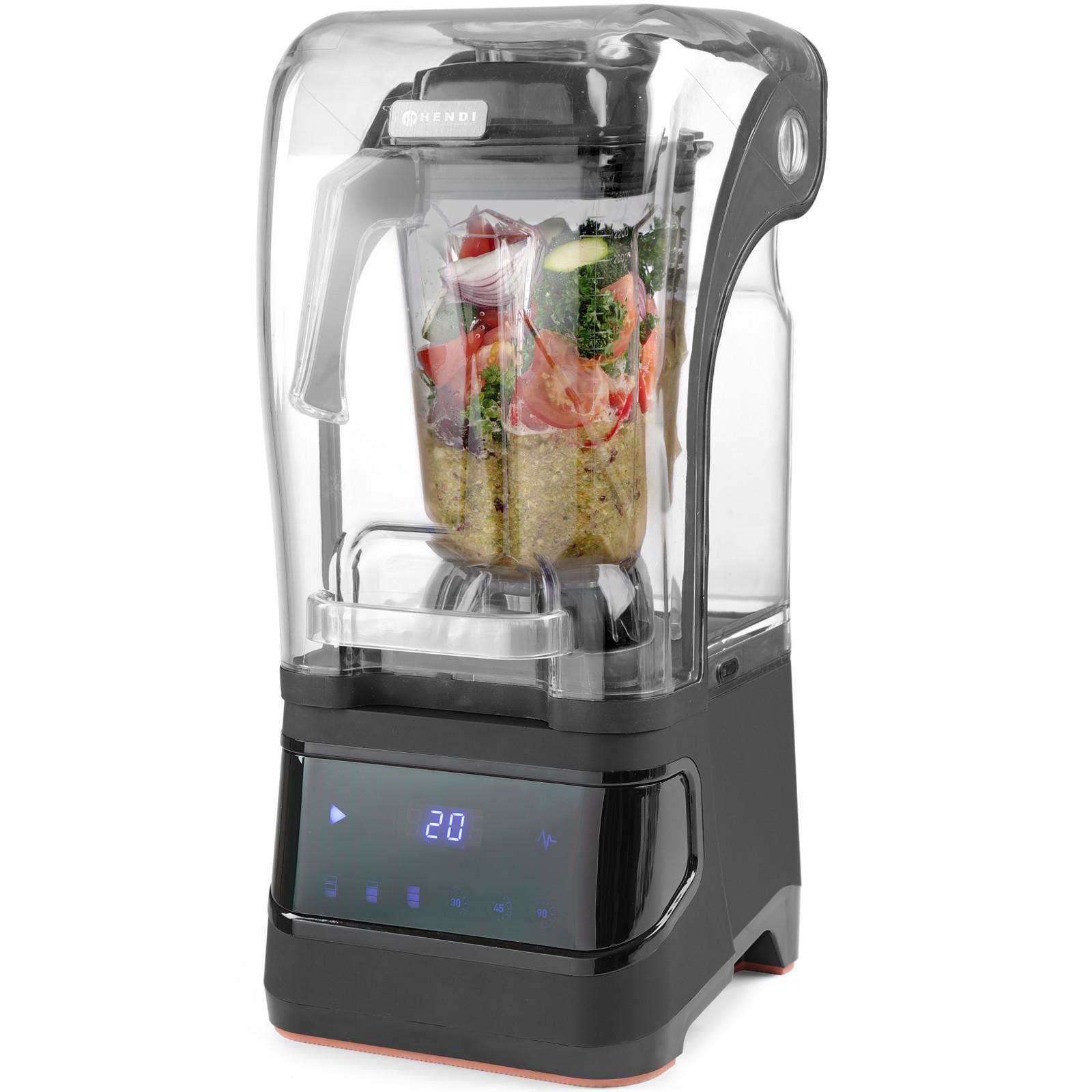 Standmixer mit schallgedämmtem Gehäuse, digital gesteuert, 2,5 l, 230 V, Hendi 230695