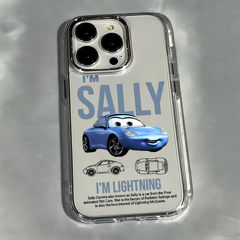 Autos L-Lightning M-McQueen Handyhülle für Samsung Galaxy S25 S24 S23 S22 S21 S20 Note20 FE Ultra Edge Plus 4G 5G Transparent Samsung S25 Edge 5G
