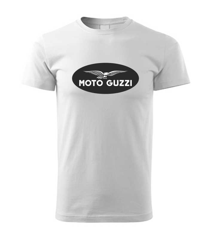2025 Mode Herren T-Shirt Lässig Neu Limitiert Moto Guzzi Racing Sport Logo Übergroßes T-Shirt Grafik Stoff Streetwear Unseix Top M white