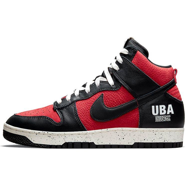 Undercover x Nike Dunk High 1985 UBA Unisex-Sneaker Rot Gym-Rot Schwarz DD9401-600 43