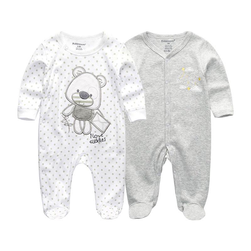 Baby Jungen Kleidung Mädchen Neugeborenen Kleidung Baumwolle Strampler Kleidung 3M gelb