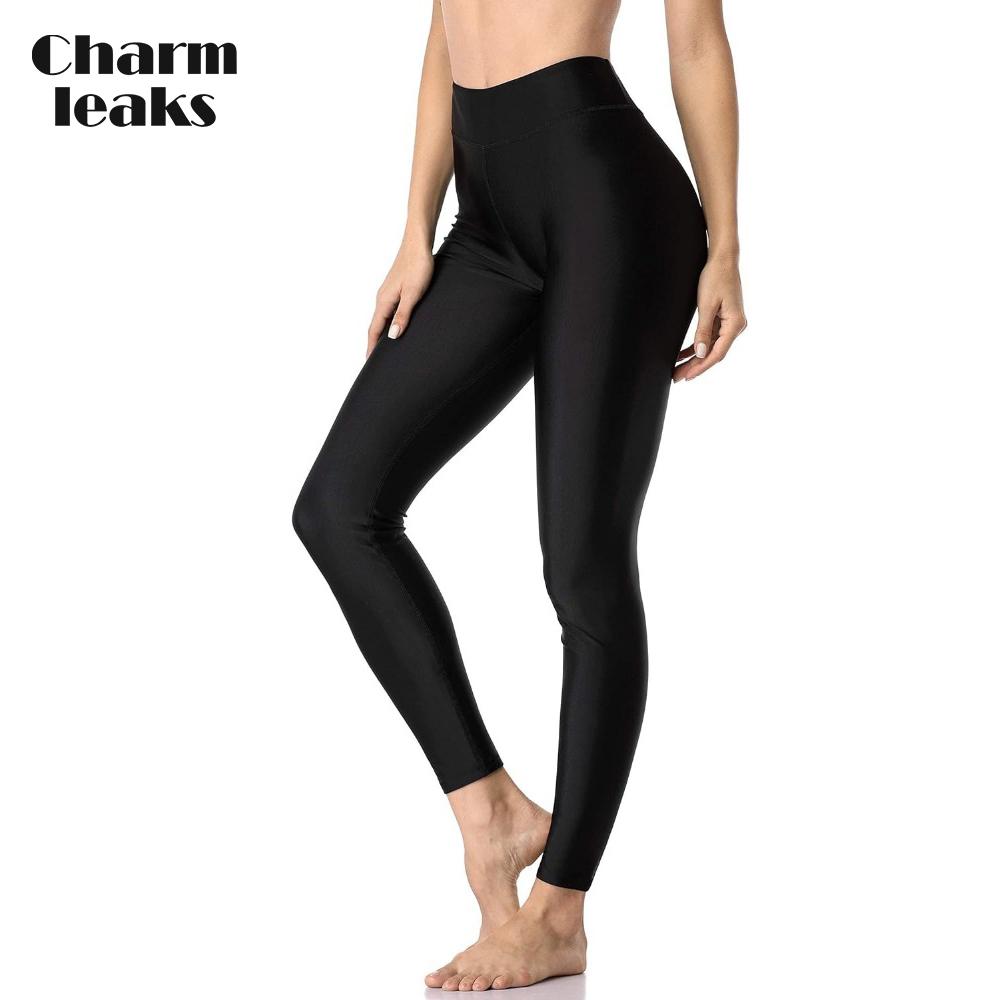 Charmleaks Damen-Badehose in Übergröße, hohe Taille, Badehose, Schwimmstrumpfhose 3X schwarz