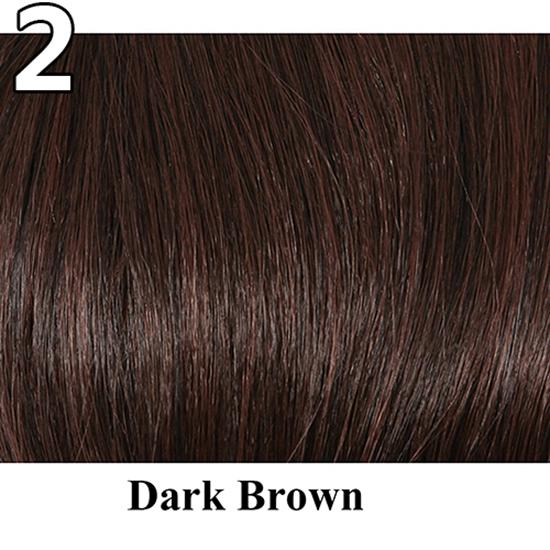 Damen Mode Schönheit synthetische Perücken Bobo kurze glatte Haare Cosplay Perücken Haar-Accessoires dunkelbraune