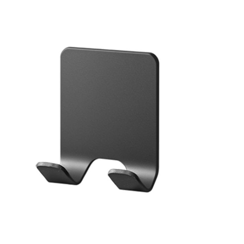 Mehrzweck-Badezimmer-Rasierapparat-Halter, Wandhalterung, selbstklebender Haken, Aufbewahrungsregal, Organizer für Elektrorasierer schwarz