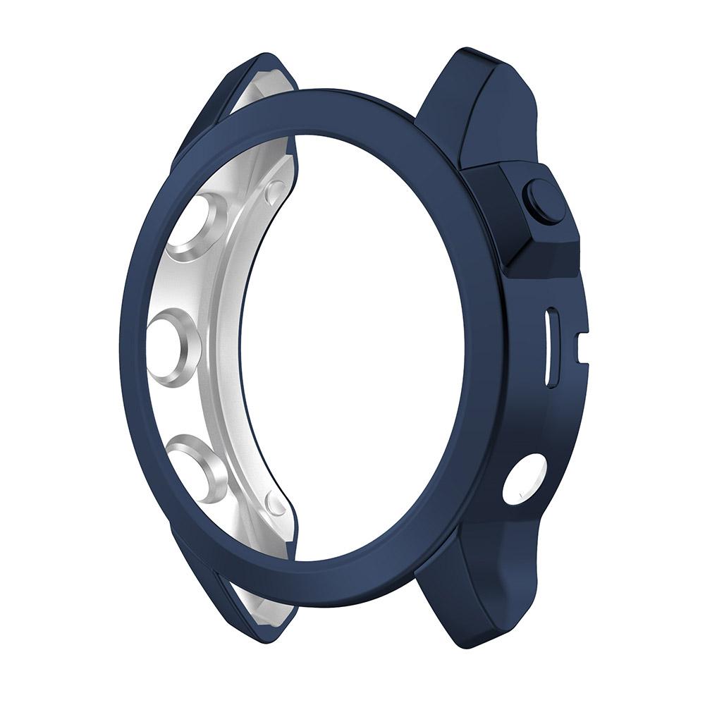 Hohle TPU-Schutzhülle für Garmin Fenix 7 7S 7X Sapphire Solar Protector Bumper Shell Cover For Garmin Fenix 7X nachtblau