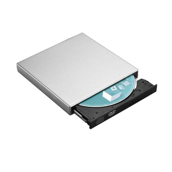 USB 2.0 Externer DVD-Combo-CD-RW-Laufwerksbrenner für Notebook-PC-Desktop-Computer silber