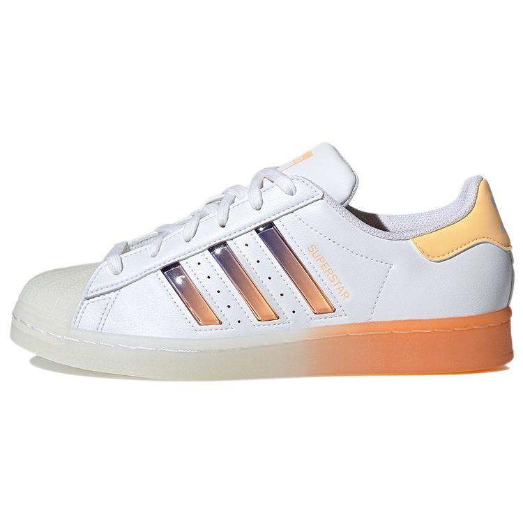 Adidas Superstar Weiß Acid Orange Damen Sneaker Wolkenweiß Semi-Nacht-Flash GW4908 36⅔