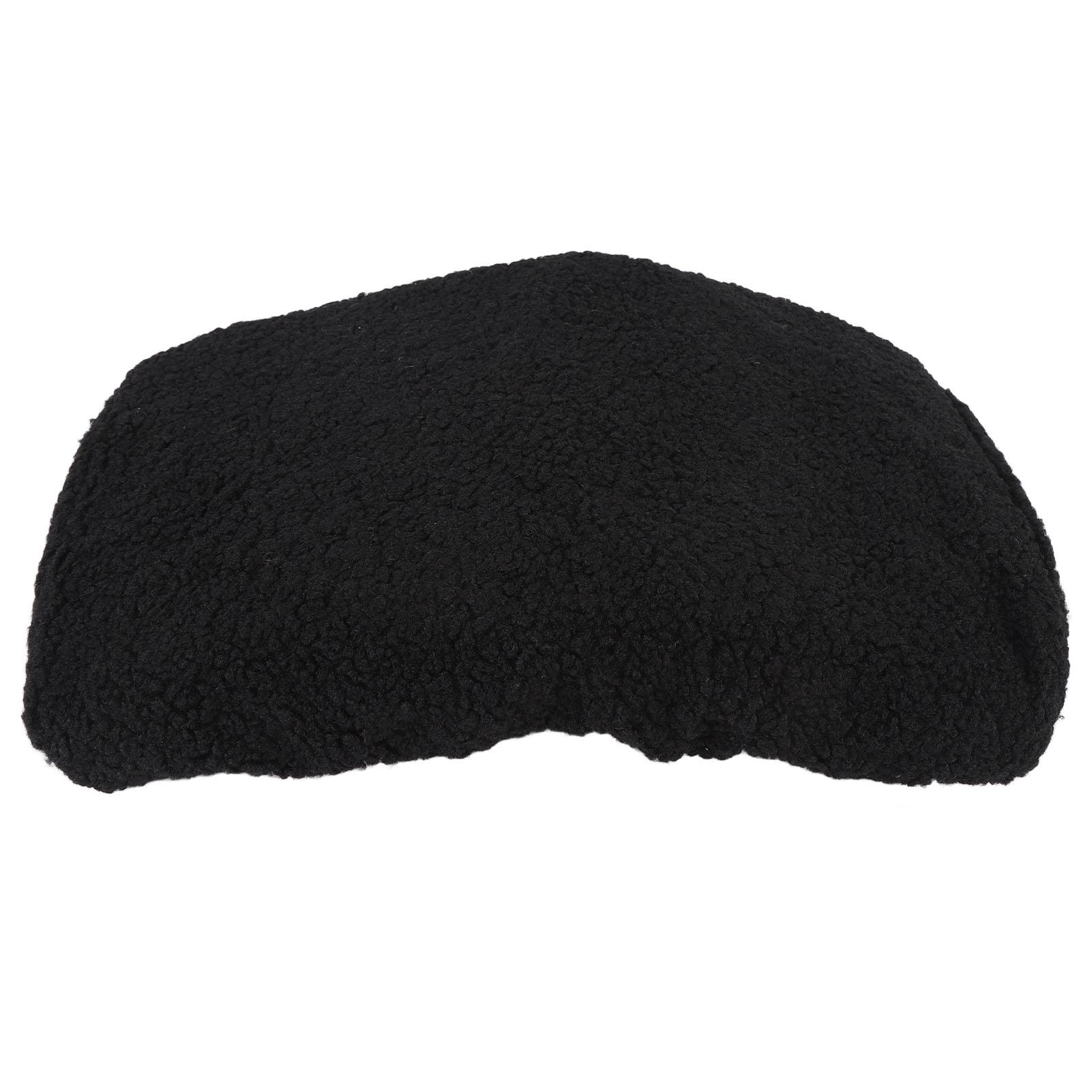 Knie-Scooter Polsterbezug Weicher Plüsch Knie-Scooter Kissenbezug Zubehör Universelle Passform Schwarz