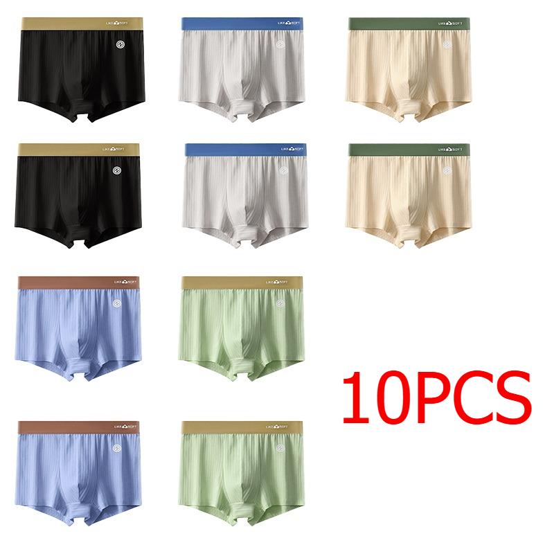 Baumwolle Herrenunterwäsche Bequeme Boxershorts Teenager Herrenunterwäsche Atmungsaktive antibakterielle Boxershorts 2XL