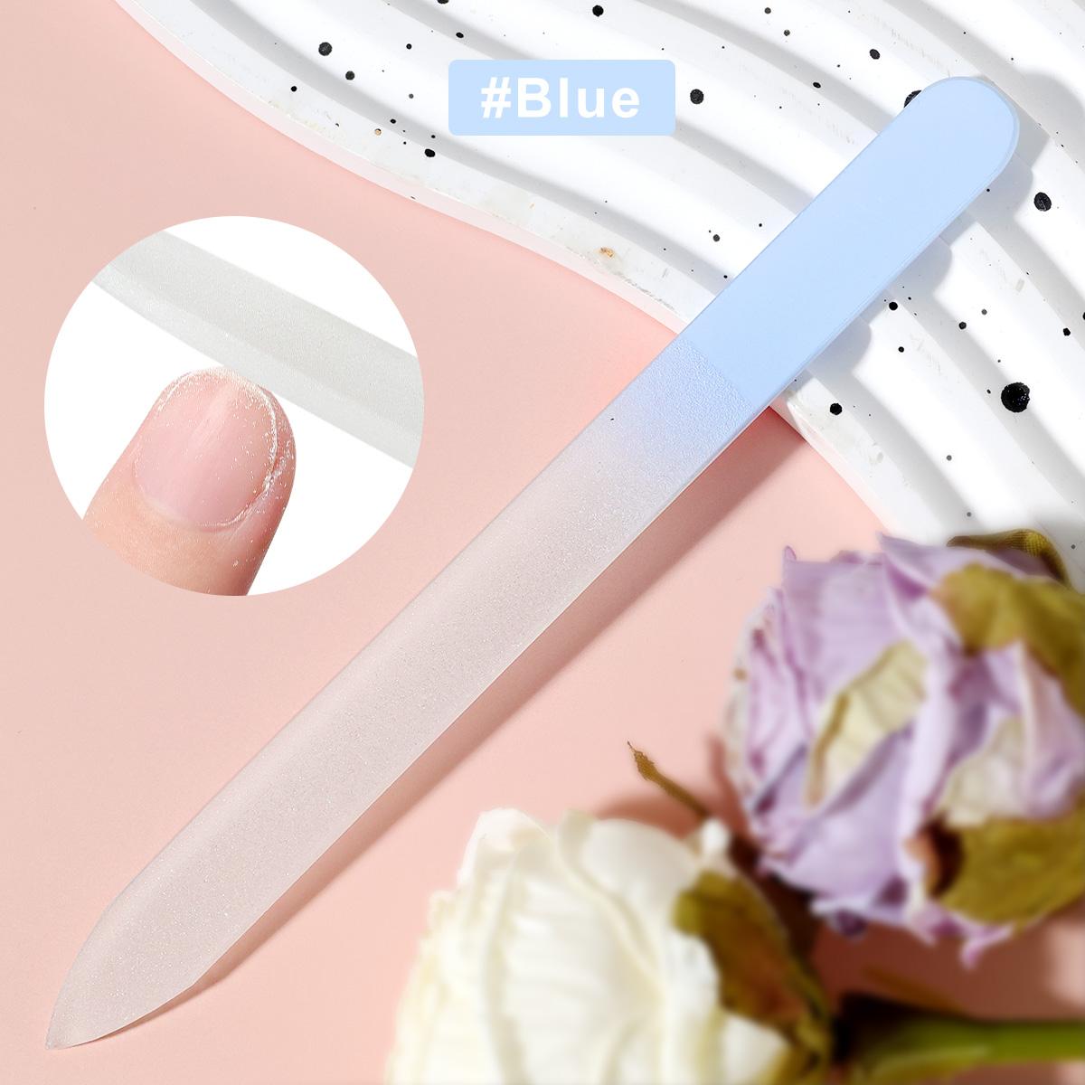 Professionelle Glasnagelfeilen Schleifen Poliert Langlebig Kunst Polster Kristallglas Nagelfeile Geeignet für Nagelstudio Werkzeuge