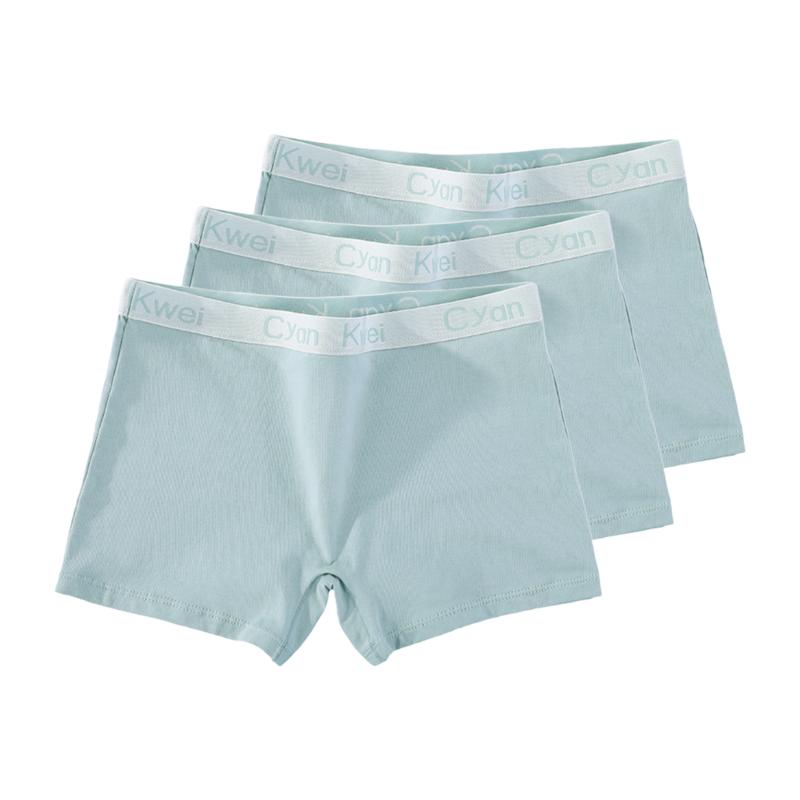 3 Stück Damen Unterwäsche mit hohem Bund Boxer Slips Übergröße Slips Weiche und bequeme Hosen XL white