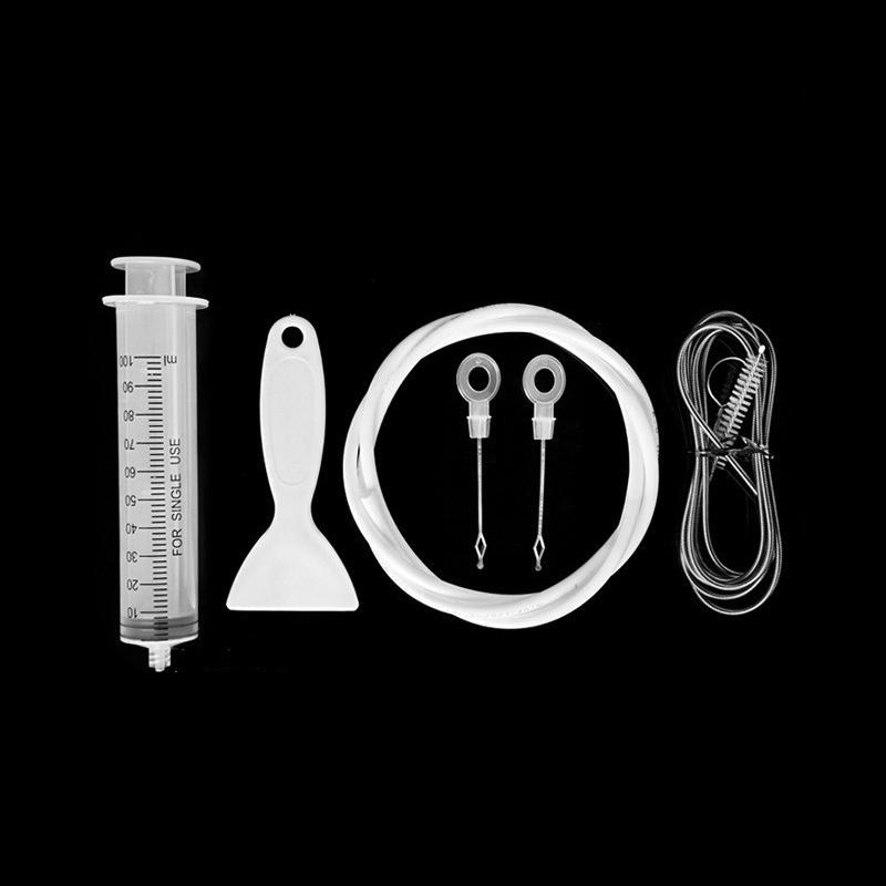 5 teile/satz Kühlschrank Ablauf Loch Verstopfung Entferner Kühlschrank Loch Bürste Wasser Outlet Reiniger für Haushalt Sauber Bagger Reinigung Werkzeuge 5PS/1set weiß