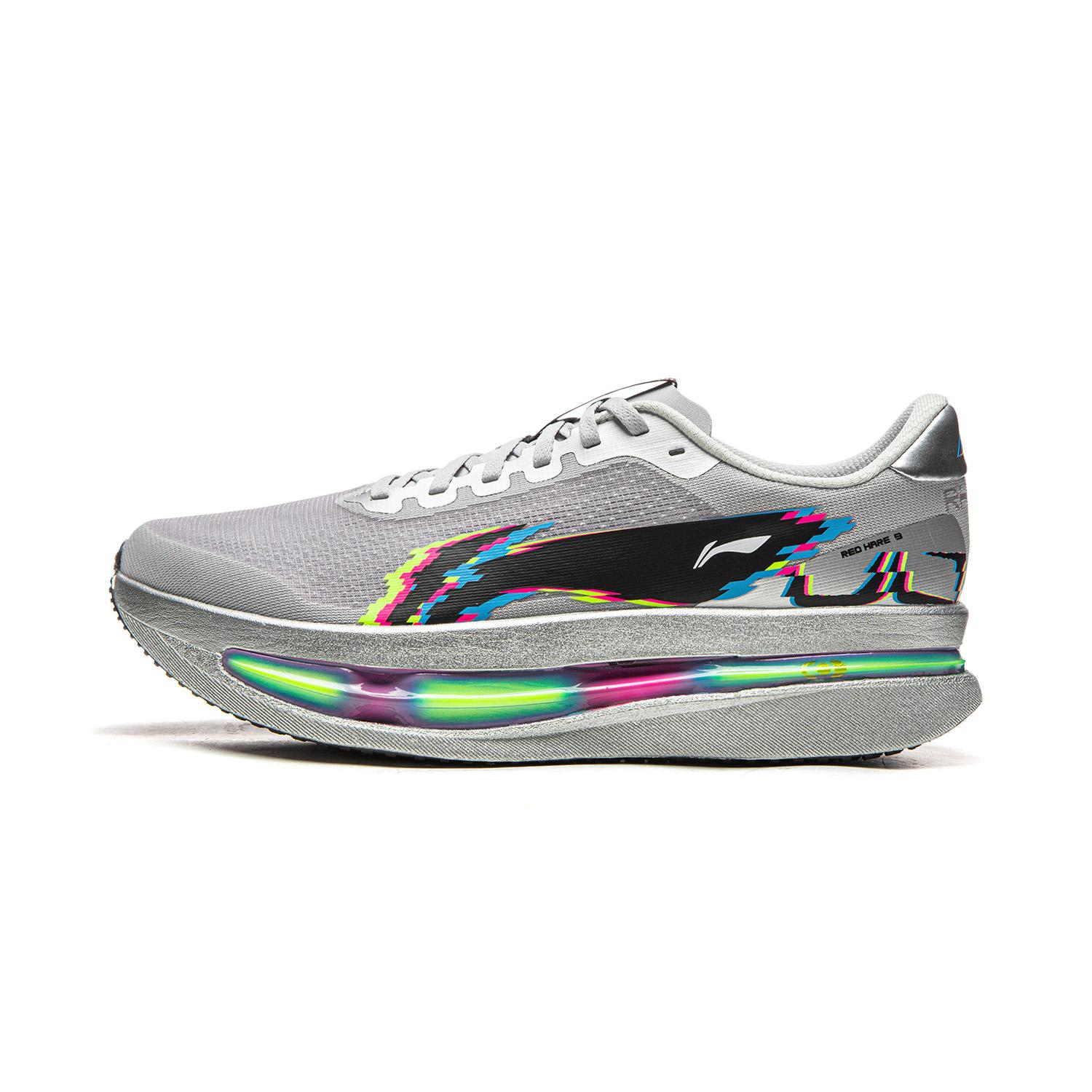 Li Ning Red Rabbit 9 Ultra Kapseltechnologie Laufschuhe Herren Laufschuhe Kristall-Grau ARPW007-4 39.5