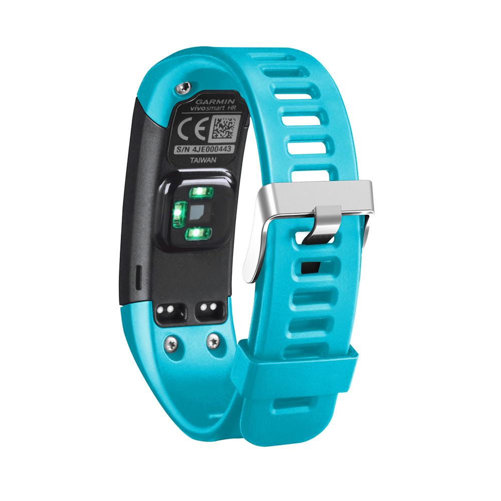 Für Garmin VIVO Smart HR Band Ersatz Sport Silikon Armband Band für Garmin Armband Vivosmart HR Band Smart Strap himmelblaue